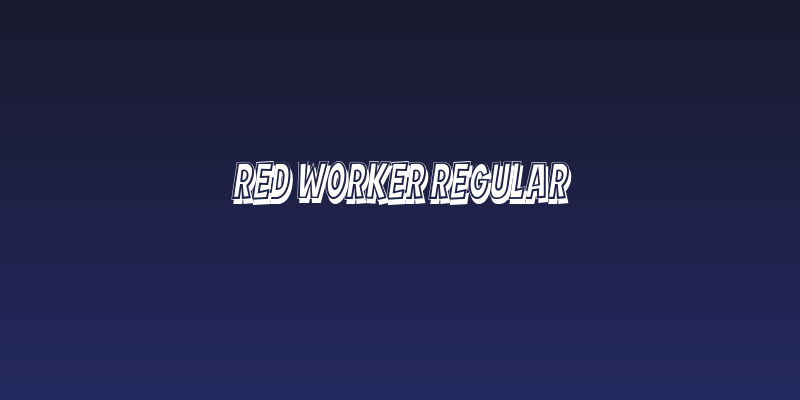 Red Worker Regular Social Header