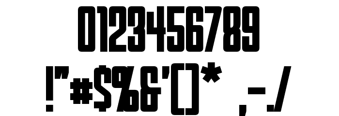 Red World Bold Font OTHER CHARS