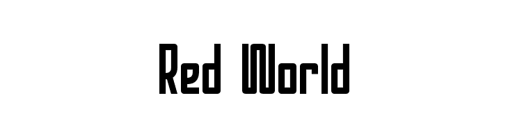 Red World  Frei Schriftart Herunterladen