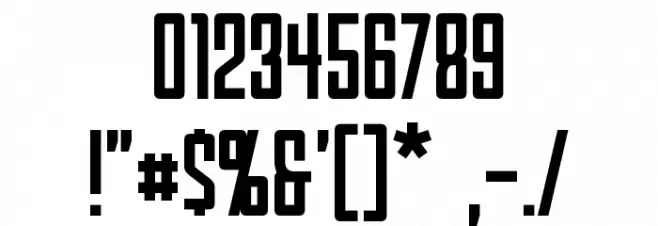 Red World Font OTHER CHARS