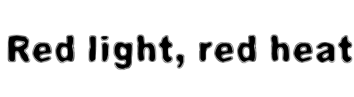 Red light, red heat  Скачать бесплатные шрифты