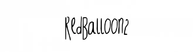 RedBalloon2  नि: शुल्क फ़ॉन्ट्स डाउनलोड