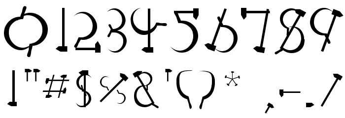 RedLetter-Normal Font OTHER CHARS