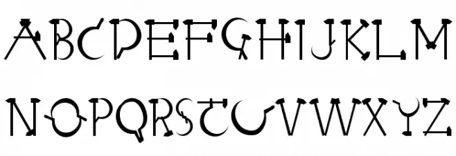RedLetter-Normal 字体 大写