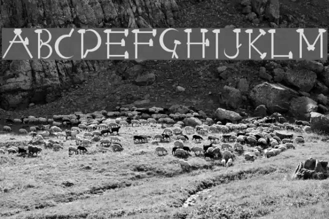 RedLetter-Normal Schriftart examples