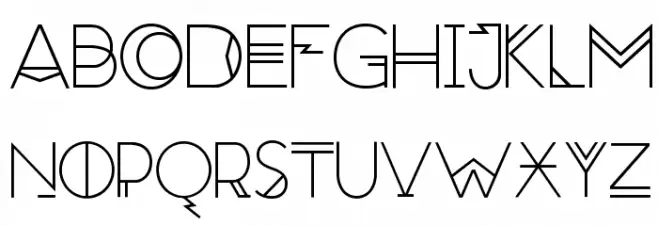 RedMoonRising-Regular 字体 大写