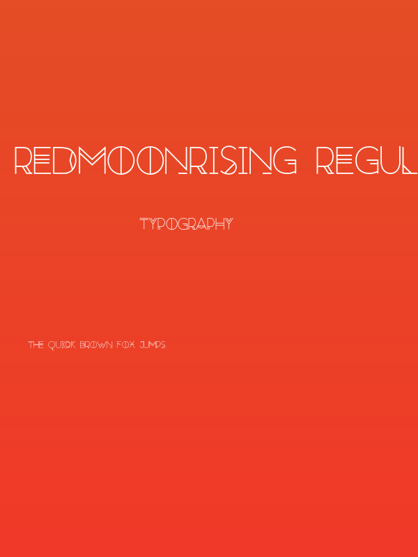 RedMoonRising-Regular Poster