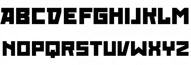 RedOctober-Fat Schriftart Groß