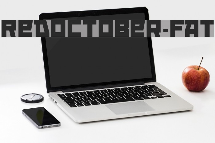 RedOctober-Fat Font examples