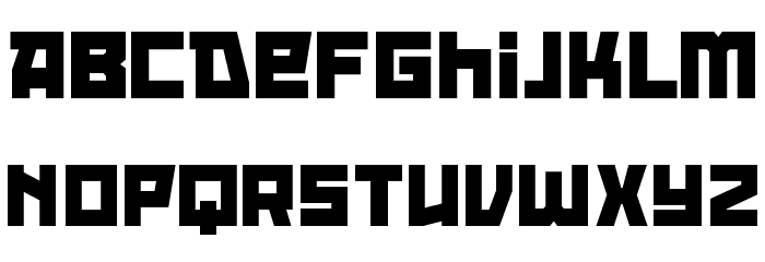 RedOctober-Fat Font LOWERCASE