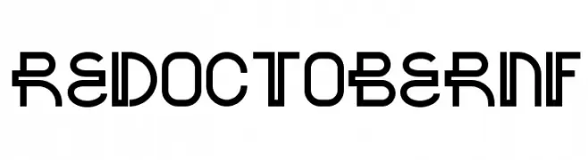 RedOctoberNF  Frei Schriftart Herunterladen