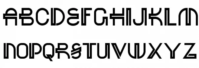 RedOctoberNF 字体 大写