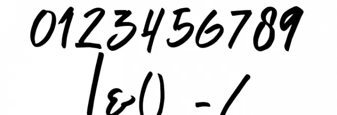 RedRock Font OTHER CHARS