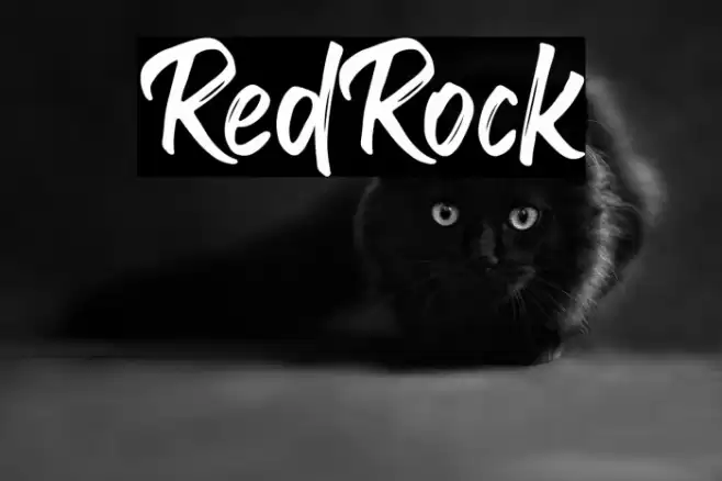 RedRock Font examples