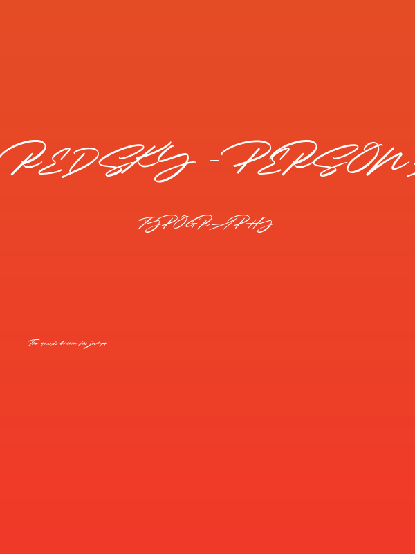 RedSky - Personal Use Regular Poster