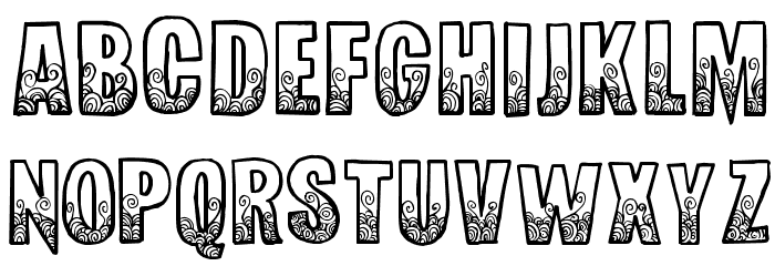 RedSnapper-Regular Font LOWERCASE