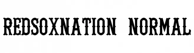RedSoxNation Normal  Frei Schriftart Herunterladen