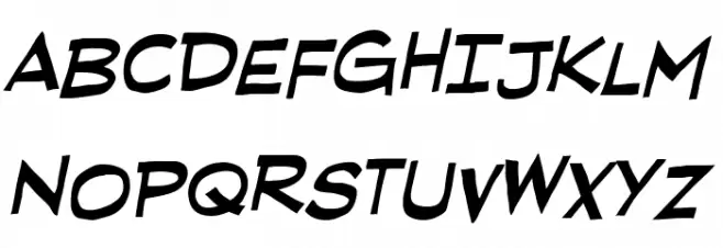 RedStateBlueState BB Italic خط أحرف كبيرة