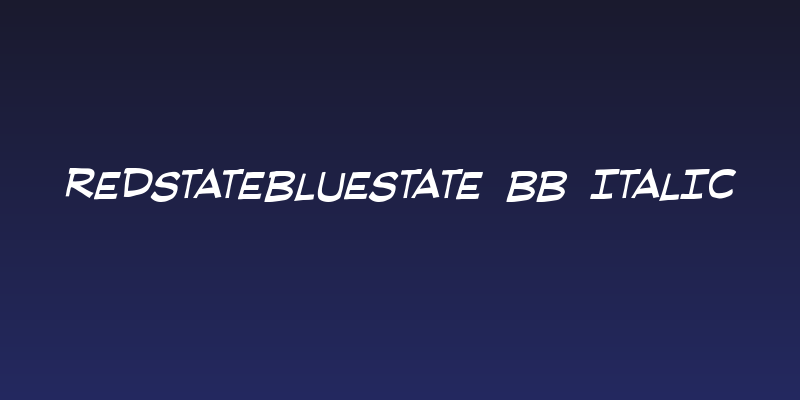 RedStateBlueState BB Italic Social Header