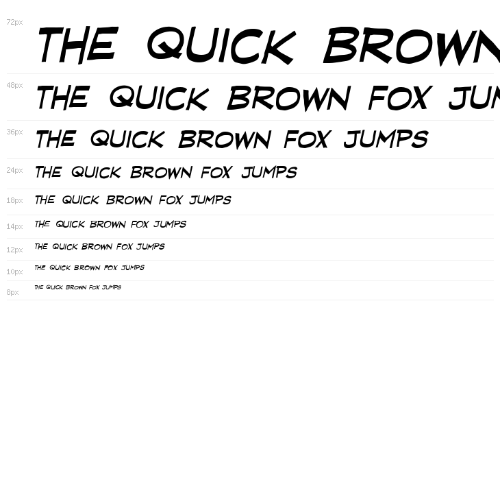 RedStateBlueState BB Italic Waterfall