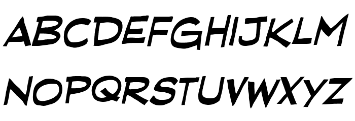RedStateBlueState BB Italic Font LOWERCASE