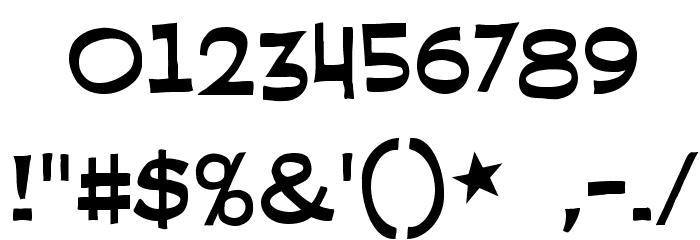 RedStateBlueState BB Font OTHER CHARS