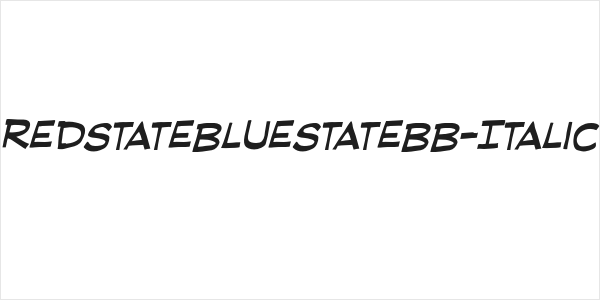 RedStateBlueStateBB-Italic Logo
