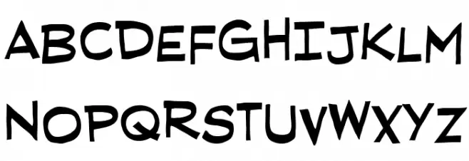 RedStateBlueStateBB Font Litere mari