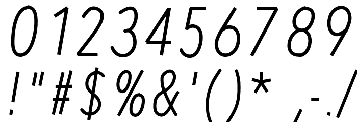 RedWood Thick Oblique Font OTHER CHARS