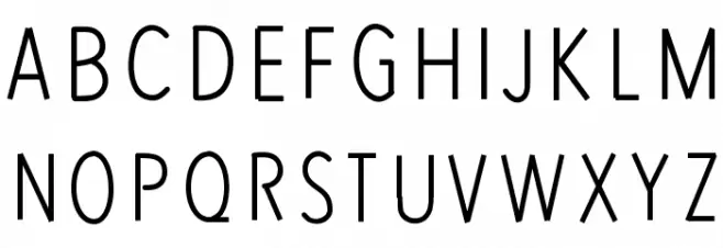 RedWood Thick Schriftart Groß