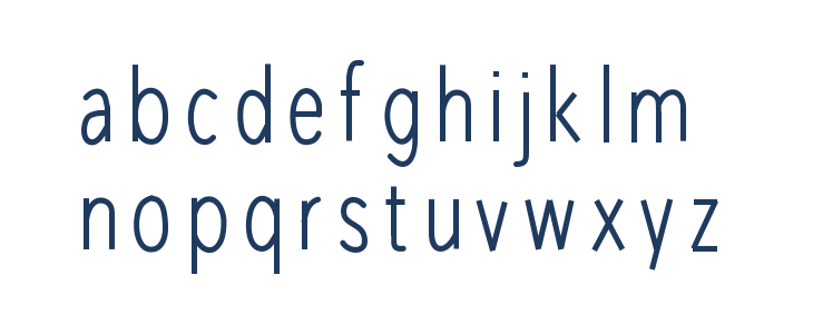 RedWood Thick Lowercase