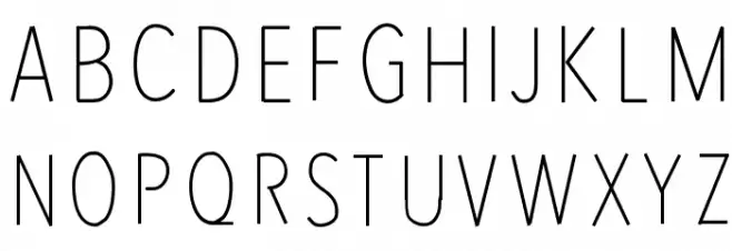 RedWood Schriftart Groß