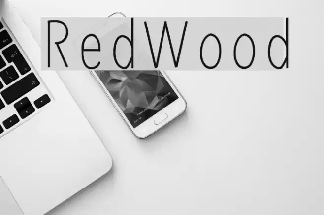 RedWood Font examples