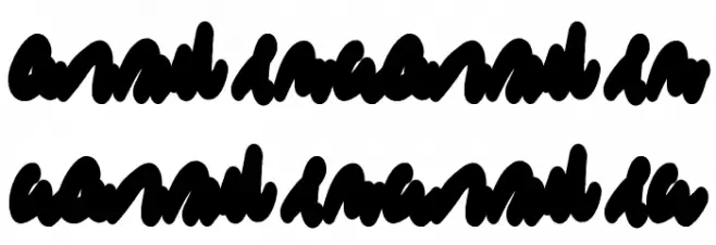 Redacted Script Bold Fonte MAIÚSCULAS