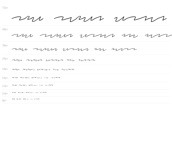 Redacted Script Light Waterfall