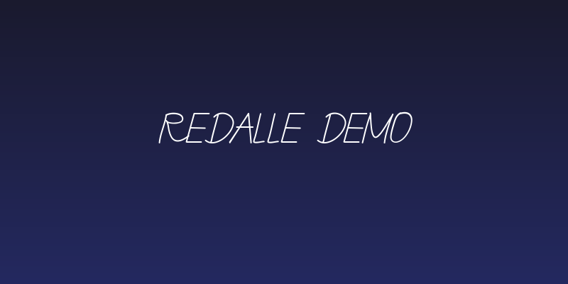 Redalle DEMO Social Header