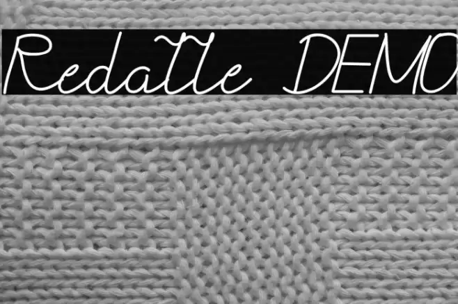 Redalle DEMO Font examples