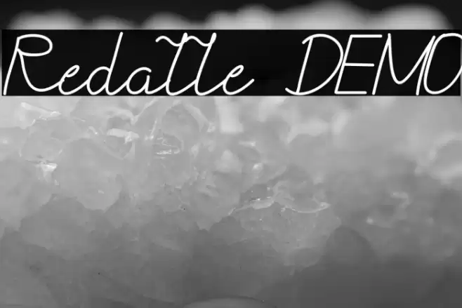 Redalle DEMO Font examples