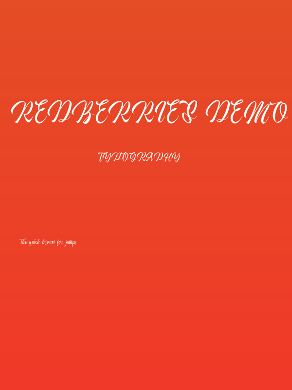 Redberries DEMO Poster
