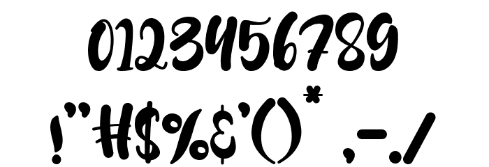 Redberry Font OTHER CHARS
