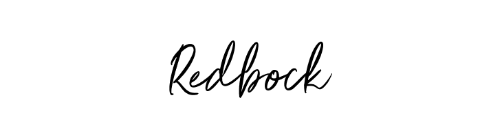 Redbock  Frei Schriftart Herunterladen