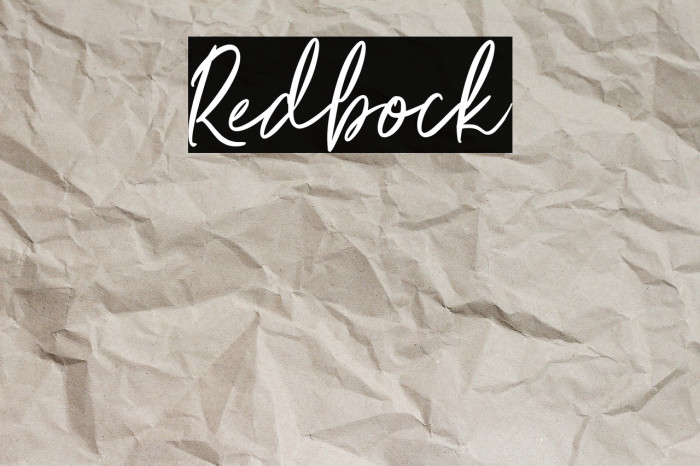 Redbock Example 3