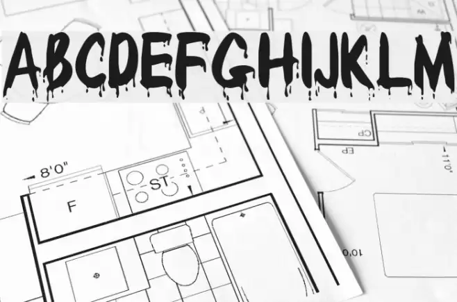 Redcap Bloodthirsty Font examples