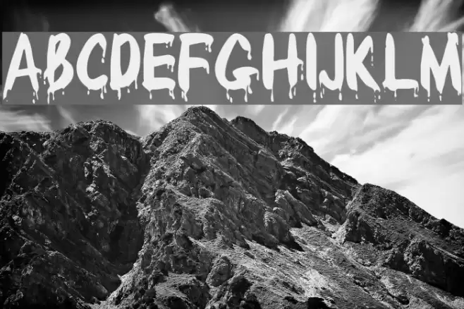 Redcap Bloodthirsty Font examples