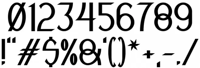 Redcat Font OTHER CHARS