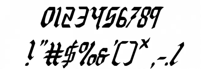 Redcoat Condensed Italic Caratteri ALTRI CARATTERI