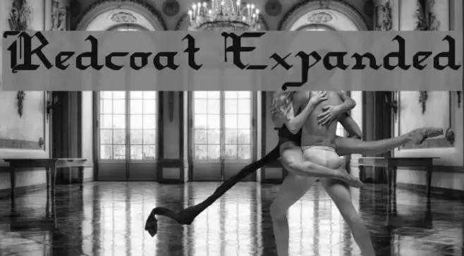 Redcoat Expanded フォント examples