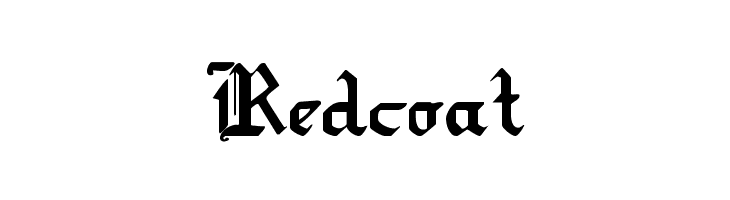 Redcoat Font