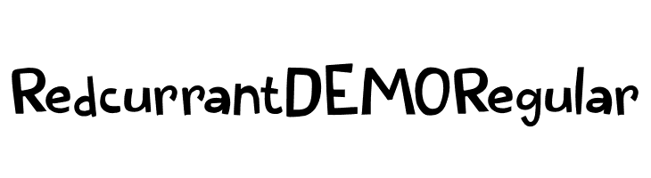 Redcurrant DEMO Regular Шрифта