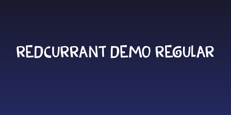 Redcurrant DEMO Regular Social Header